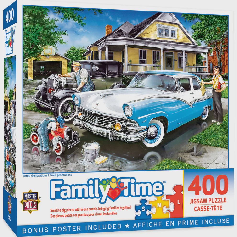 Family Time: Three Generations EZ Grip - 400 Pieces