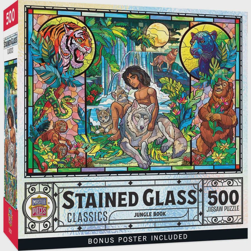 Stained Glass: Jungle Book - 500 Piece