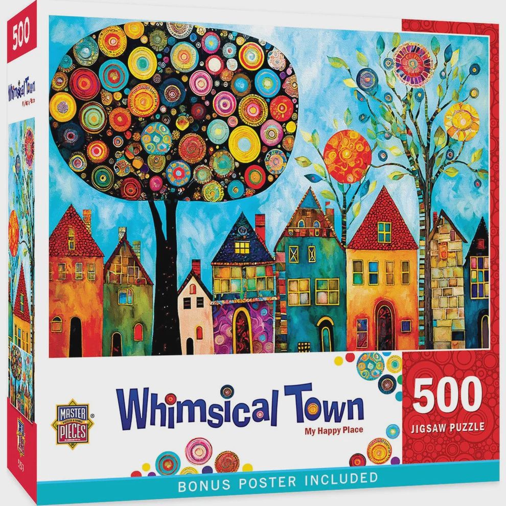 Whimsical Town: My Happy Place - 500 Piece