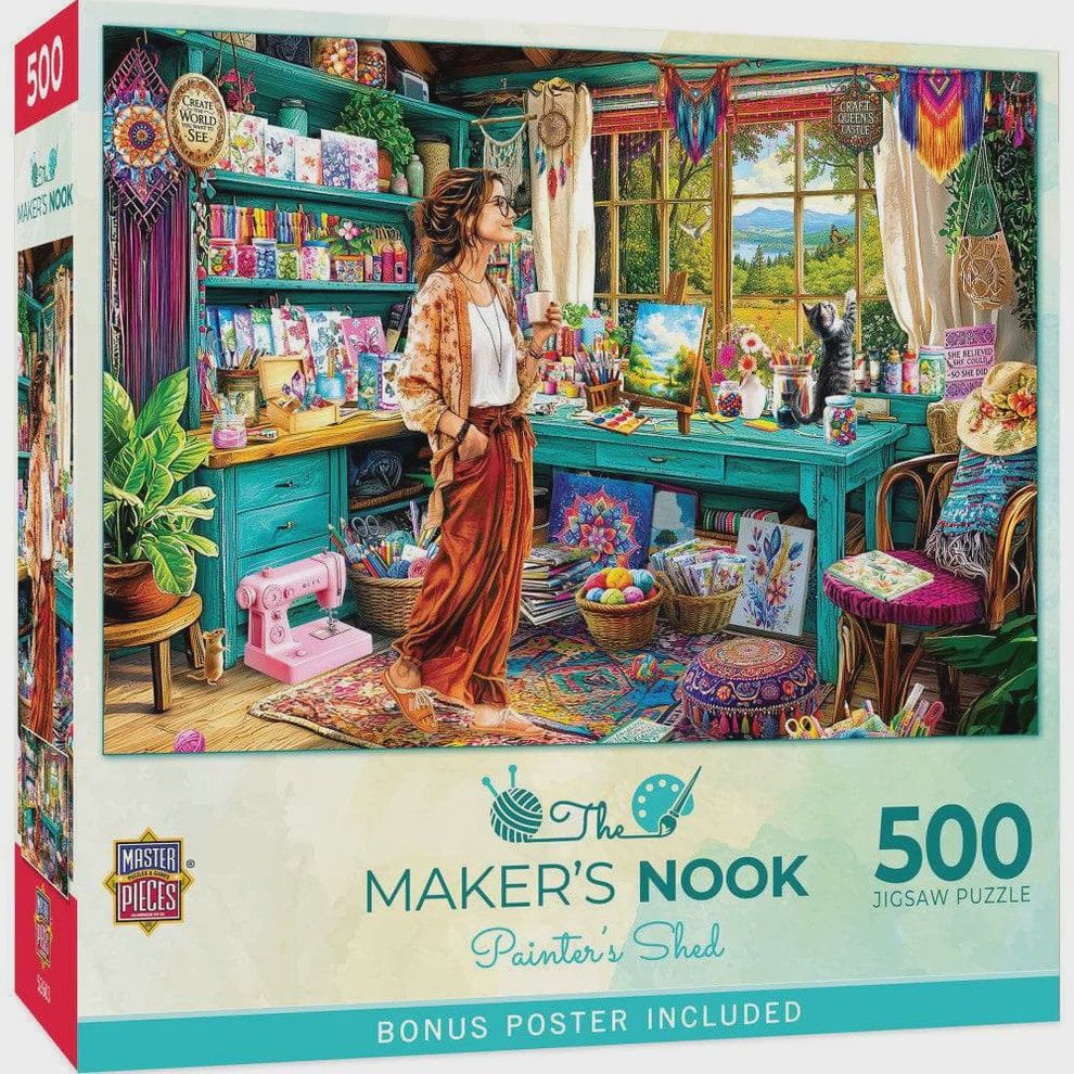 Maker's Nook: Painter's Shed - 500 Piece