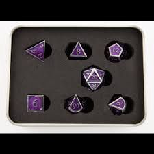 DIE: 7-Set Purple &amp; Silver Shadow Metal