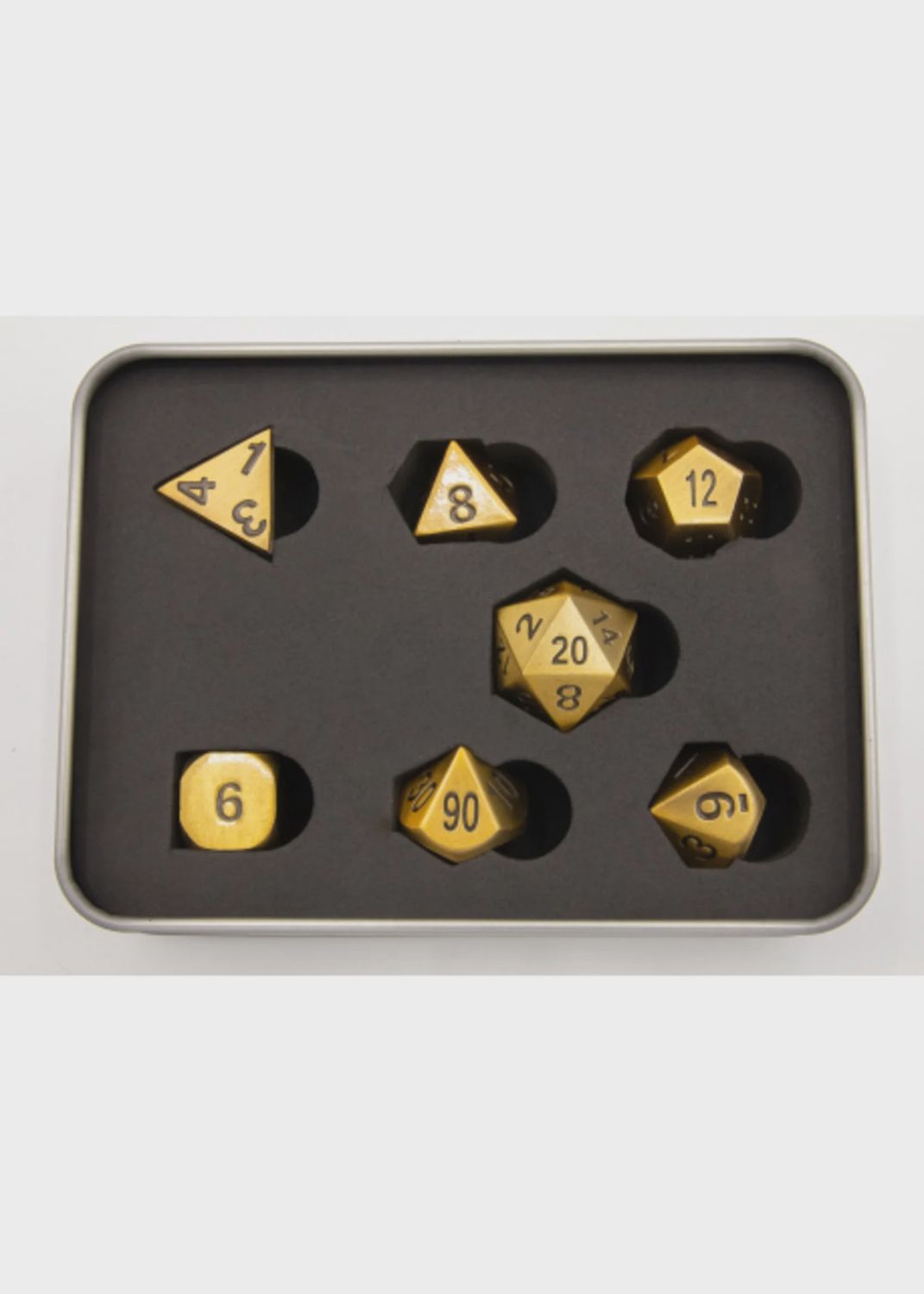 DIE: 7-Set Black &amp; Gold Spikey Metal