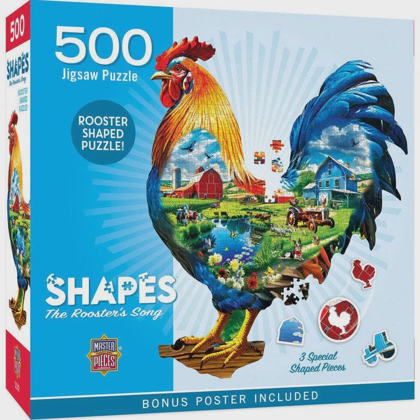 Shaped: Rooster's Song - 500 Pieces