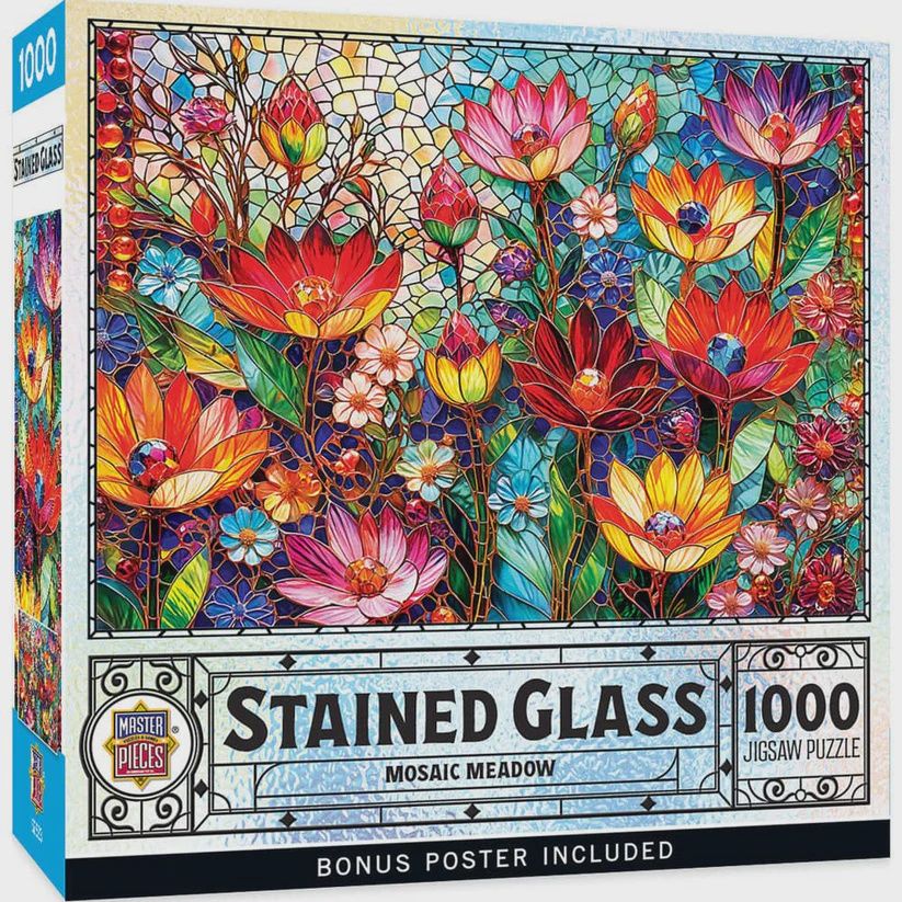Stained Glass: Mosaic Meadow - 1000 Pieces