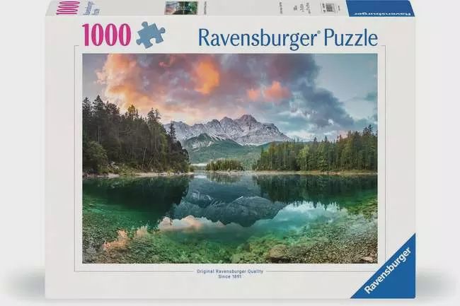 Zugspitze at the Eibsee Germany - 1000 Pieces