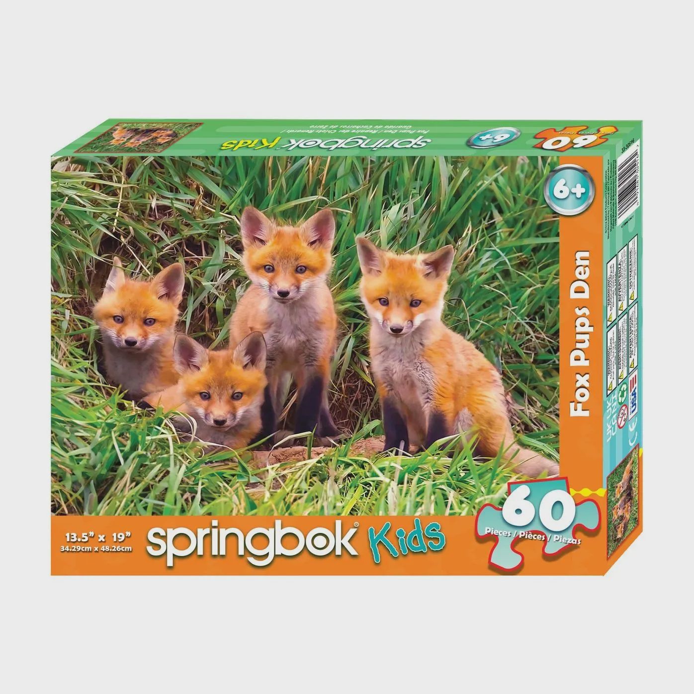 Fox Pups Den - 60 Pieces