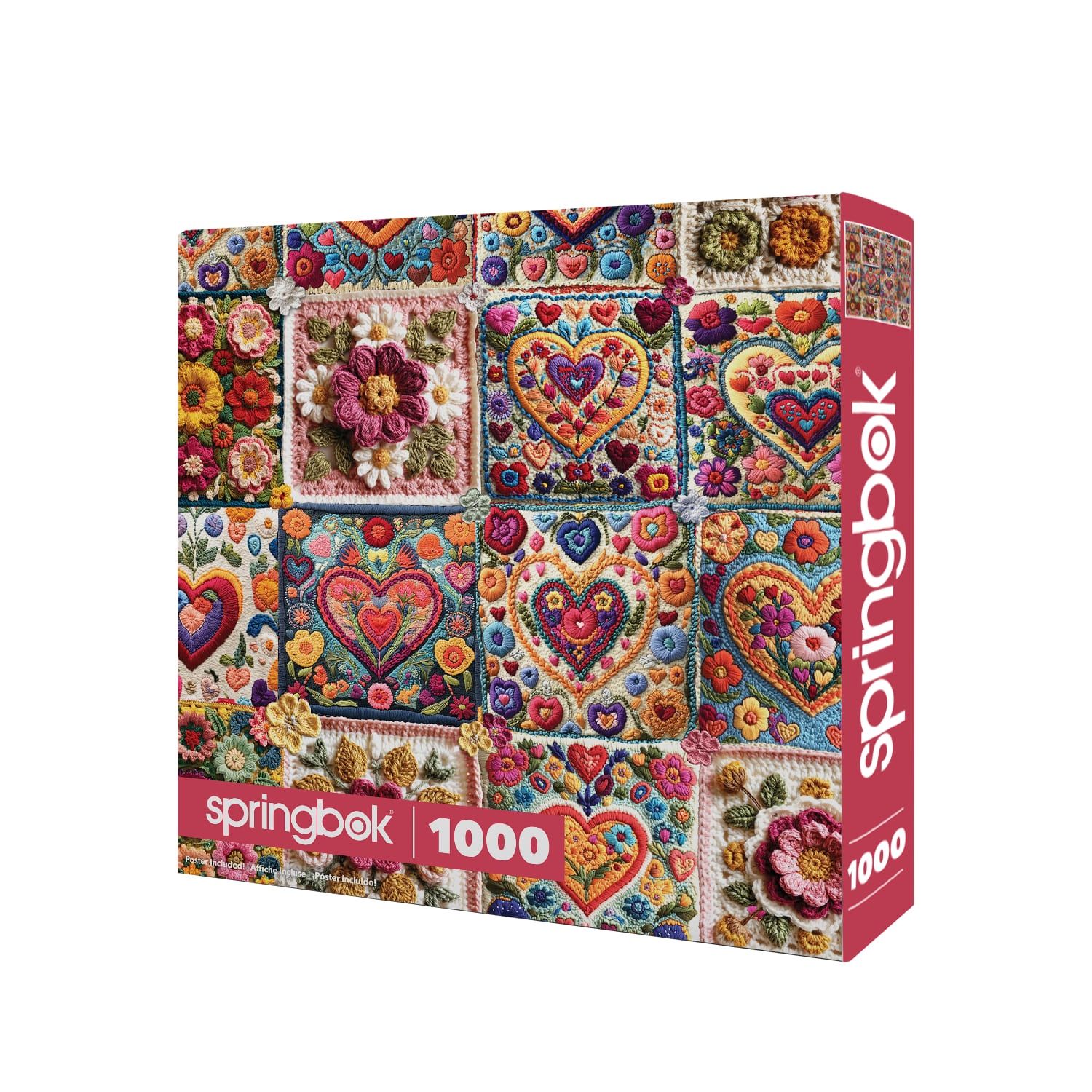 Crochet Hearts - 1000 Pieces