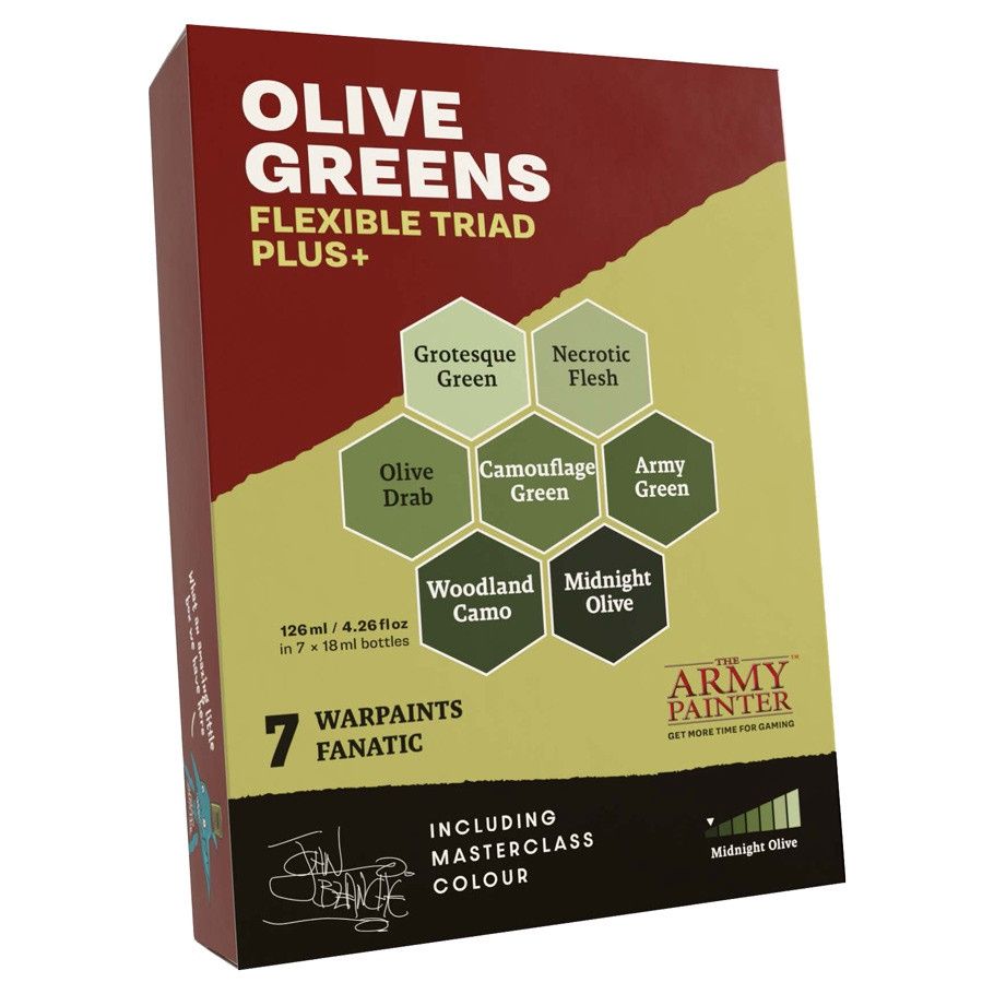 PAINT: Flexible Triad Set - Olive Greens