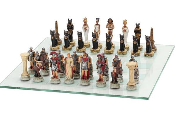 Chess Set: Roman Egyptian
