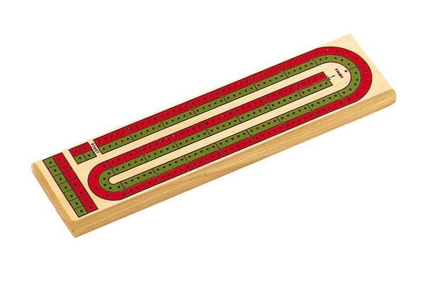 Cribbage: 2-Track Green &amp; Red