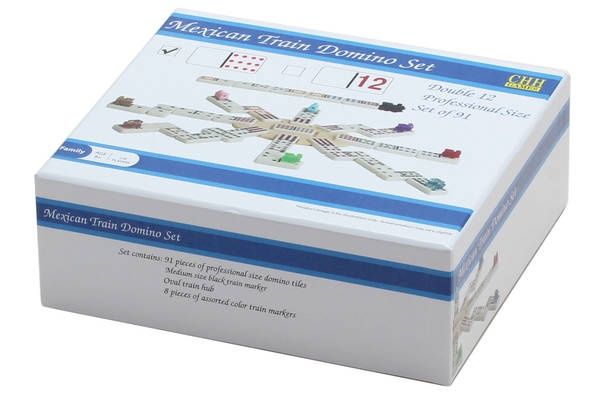 Dominoes: Double 12 Pro Size - Mexican Train