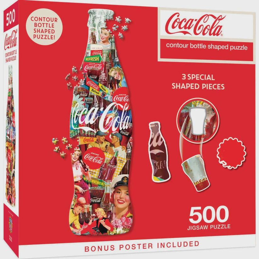 Coca-Cola: Contour Bottle Shaped - 500 Pieces