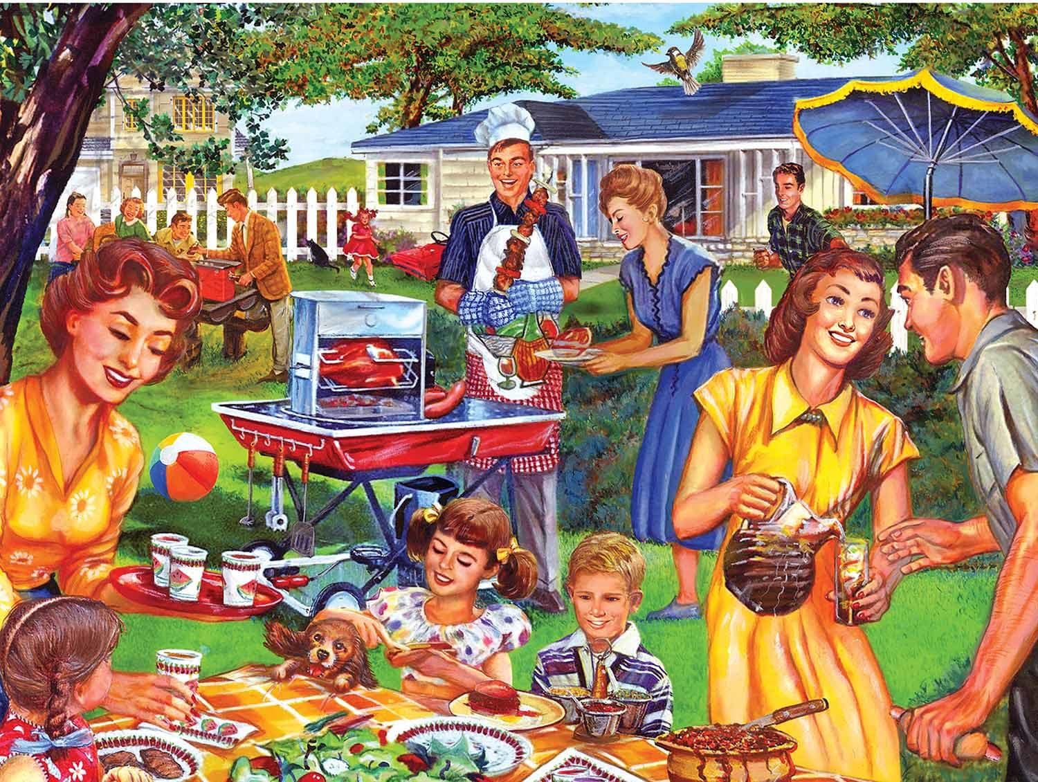 Back to the Past: Backyard Barbeque - 750 Pieces