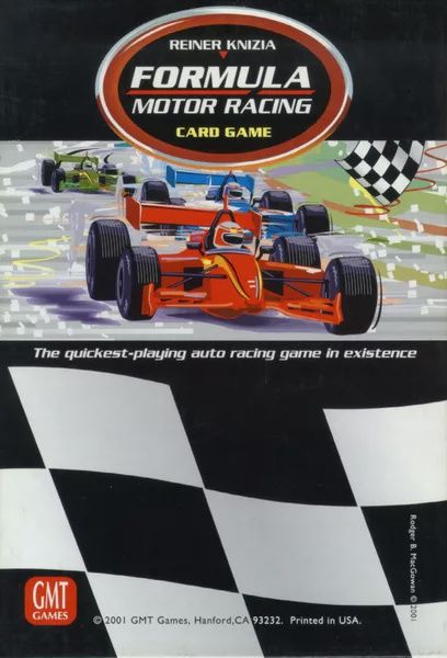 Formula Motor Racing Card Game