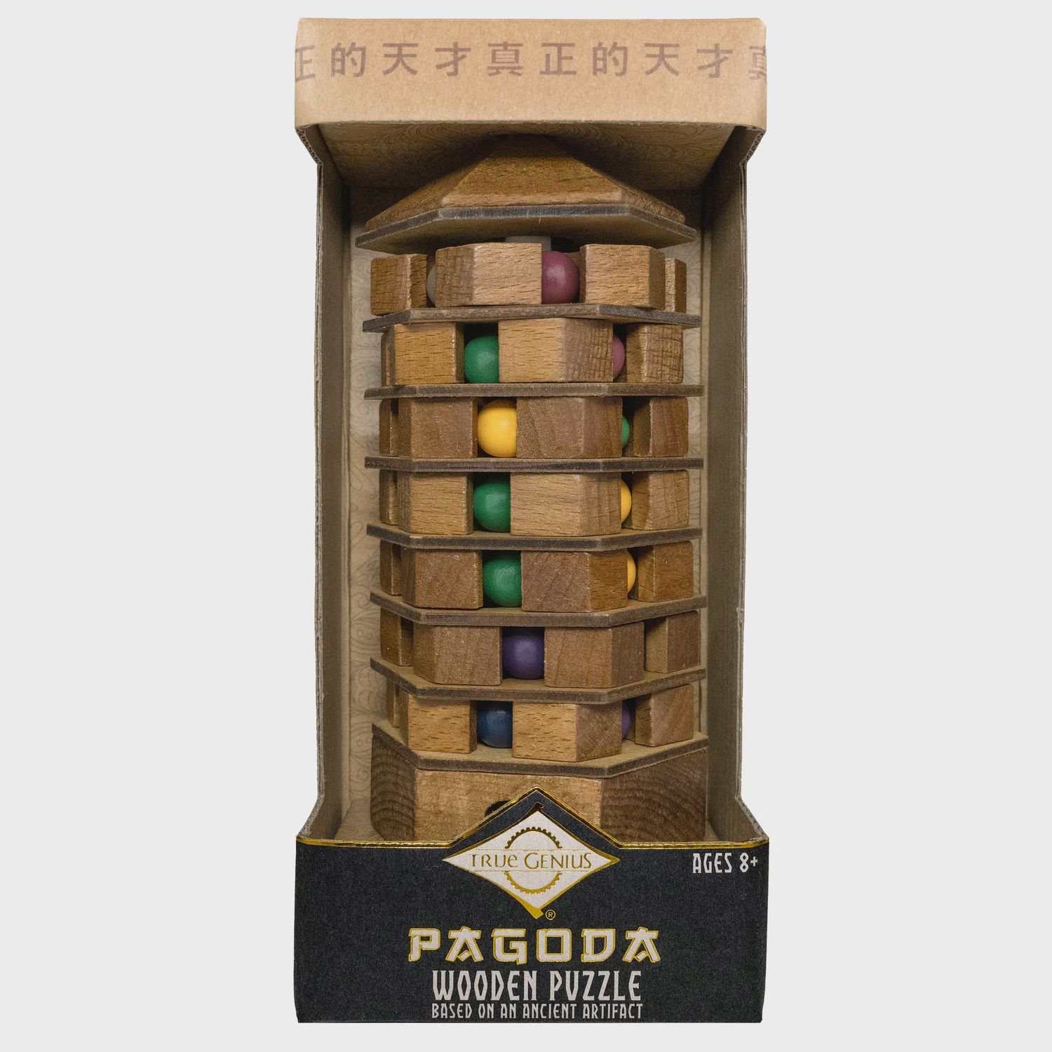 Chinese Pagoda - Turn and Tilt Tower Puzzle