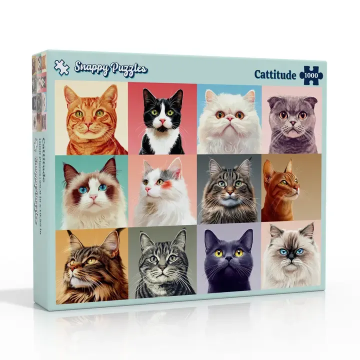 Cattitude Cat Collage - 1000 Pieces