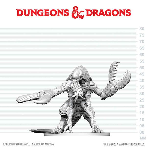 D&amp;D Nolzur's Marvelous Miniatures: Unpainted Wave 29 Chuul