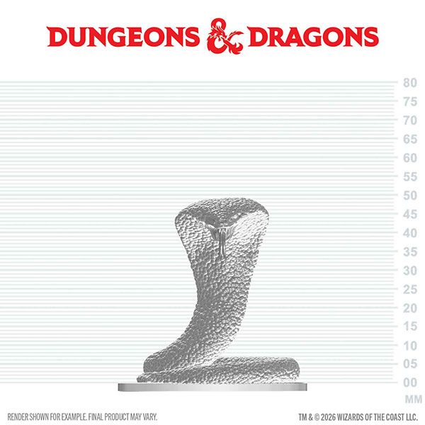 D&amp;D Nolzur's Marvelous Miniatures: Unpainted Wave 29 Polar Serpent