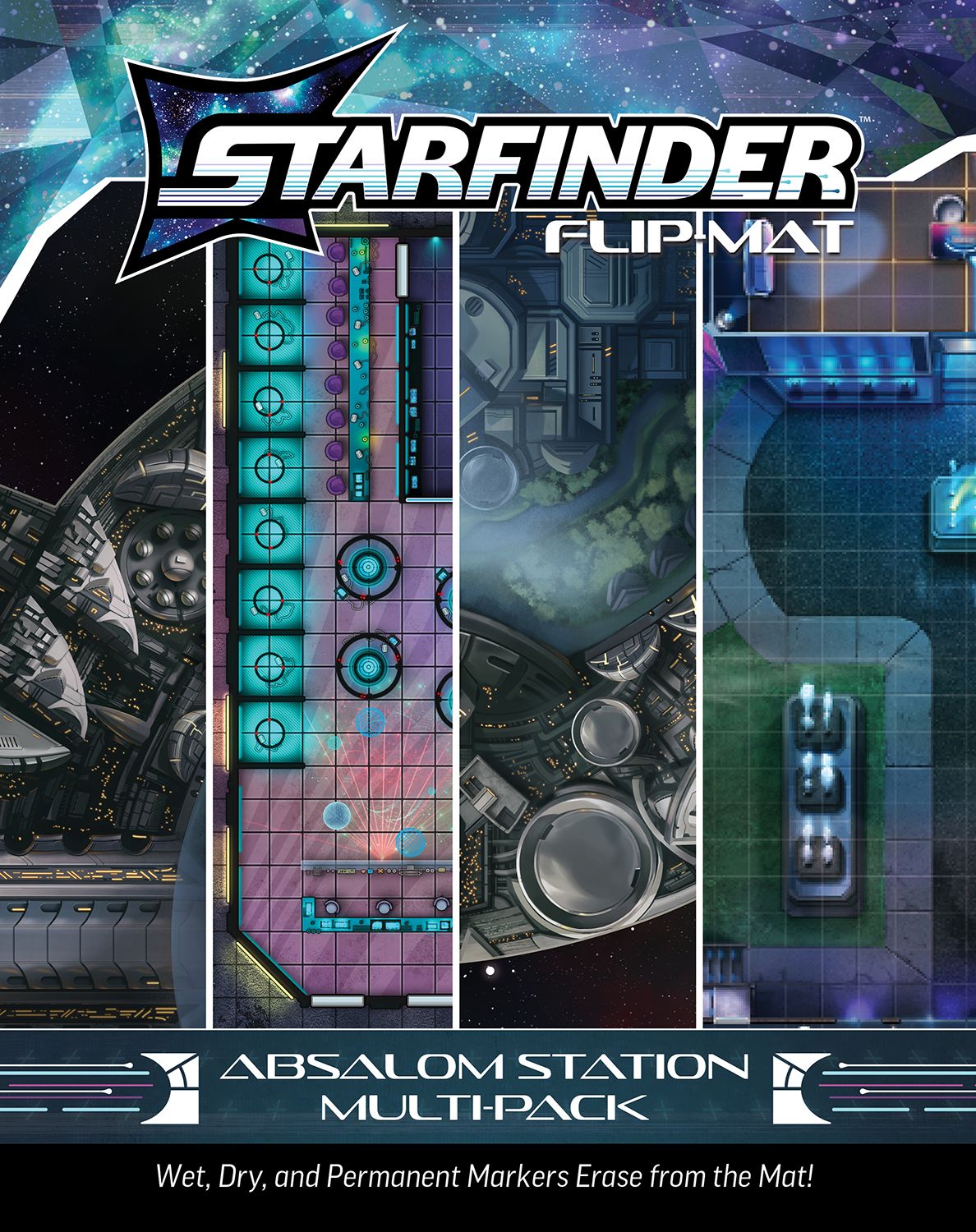 Starfinder RPG: Flip Mat - Absalom Station Multipack