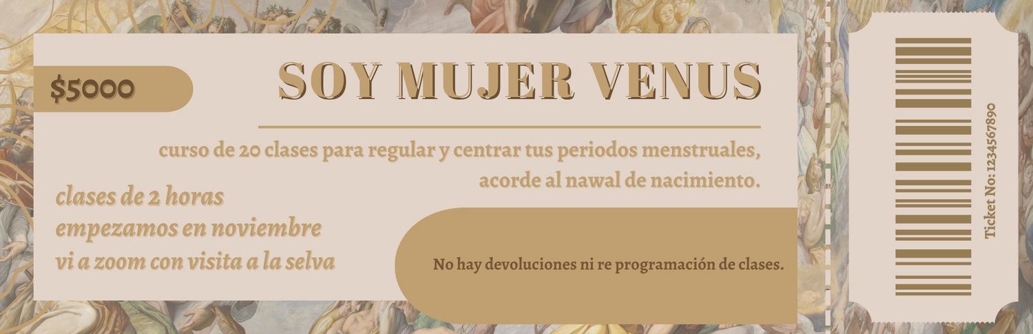 Venus soy mujer (20 clases de 1-2 horas)