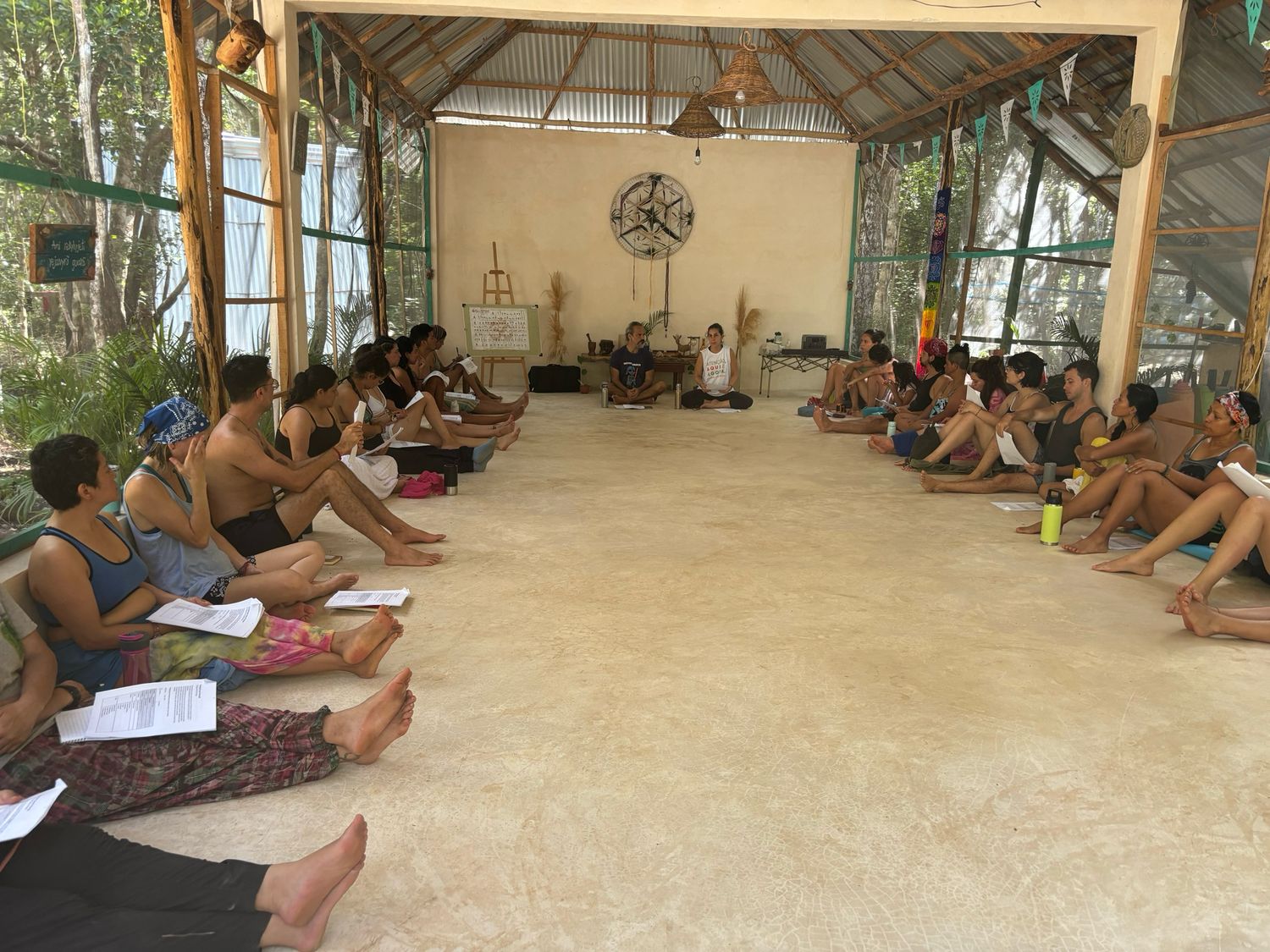 Semana de clases presenciales en la selva MAYA. MAYO 4 al 10