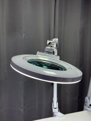 LAMPARA DE LUPA CON LUZ - REDONDA