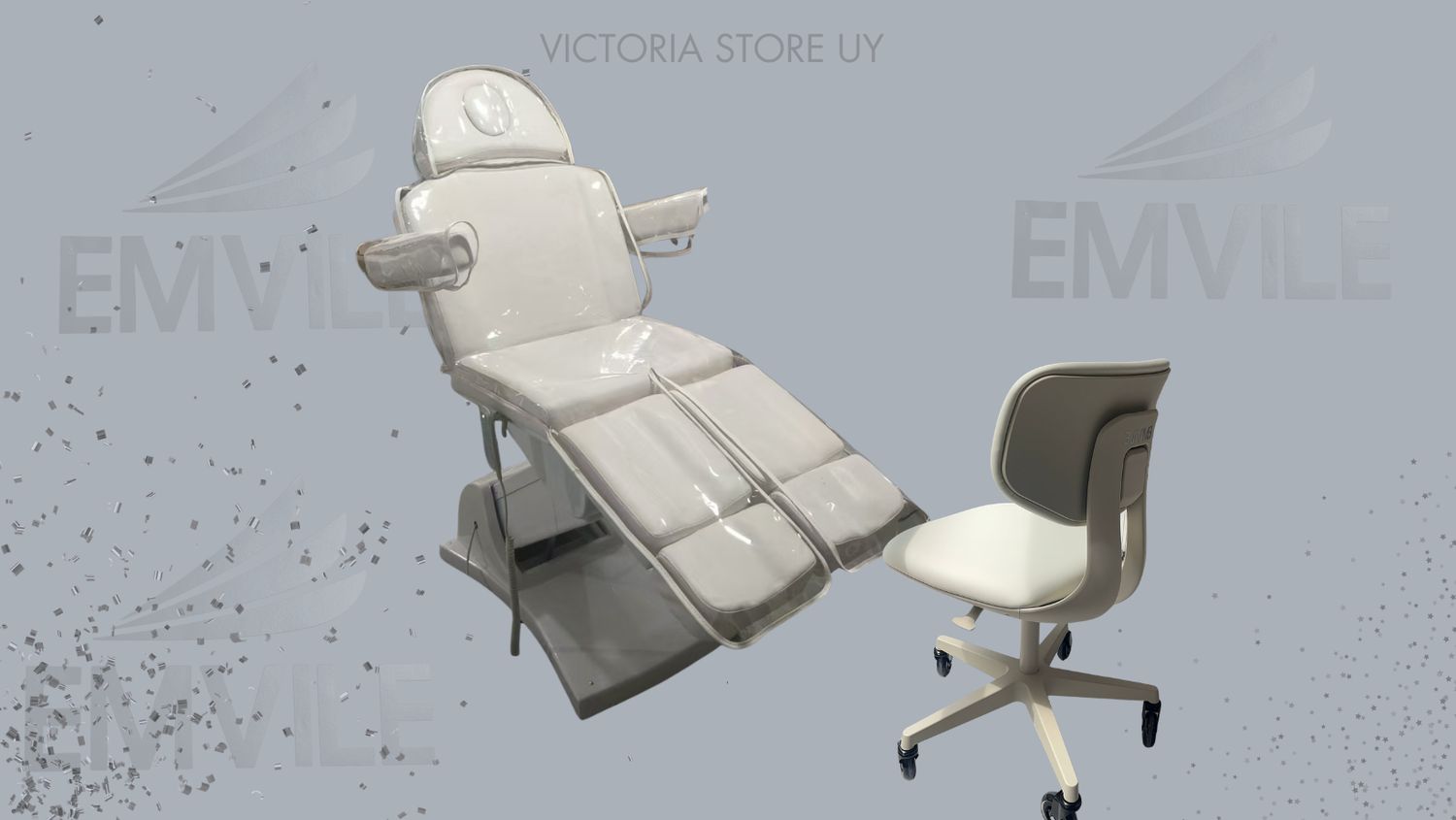 SILLÓN PODOLOGÍA + SILLA CUR-PRO