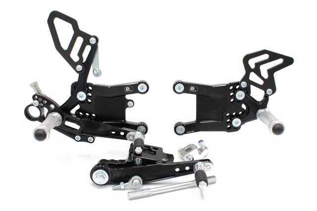 Rear Set Yamaha R6 2017 - 2024 REVERSE SHIFTING - FULL RACE VERSION