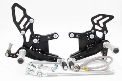 Rear Set Kawasaki ZX6R - ZX636 2007-2024 REVERSE SHIFTING