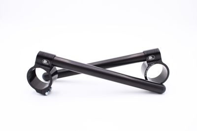 Clip On handlebars Ø 43 mm, black, type Sport