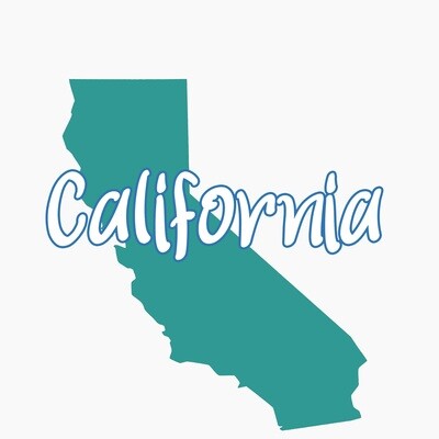 California Surfing Stickers