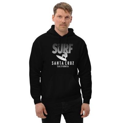 Surfing Santa Cruz, Cool Surfer Hoodie