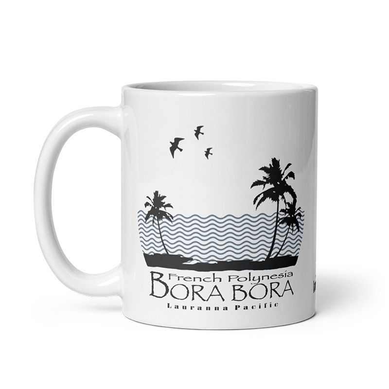 Bora Bora Palms Coffee Mug