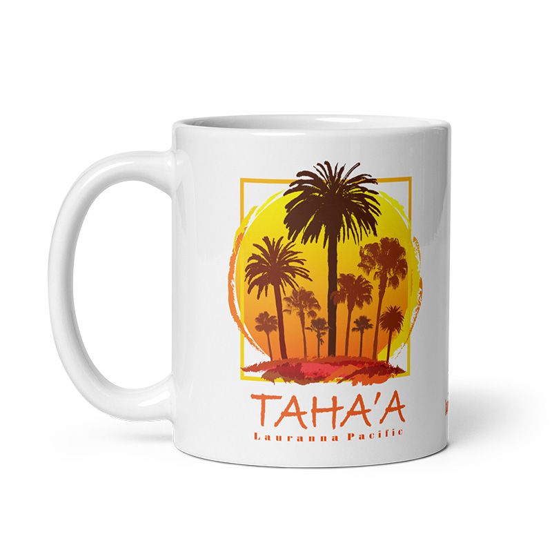 Taha'a Sunset Palms Coffee Mug