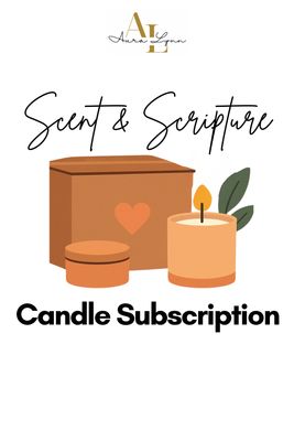Scent &amp; Scripture Candle Subscription