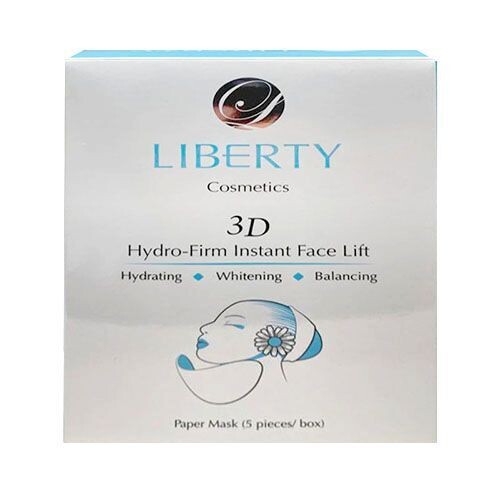 Liberty Cosmetics 3D 超強保濕美白面膜 3D Hydro-Firm Instant Face Lift 5pcs/box