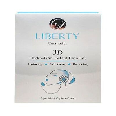 Liberty Cosmetics 3D 超強保濕美白面膜 3D Hydro-Firm Instant Face Lift 5pcs/box