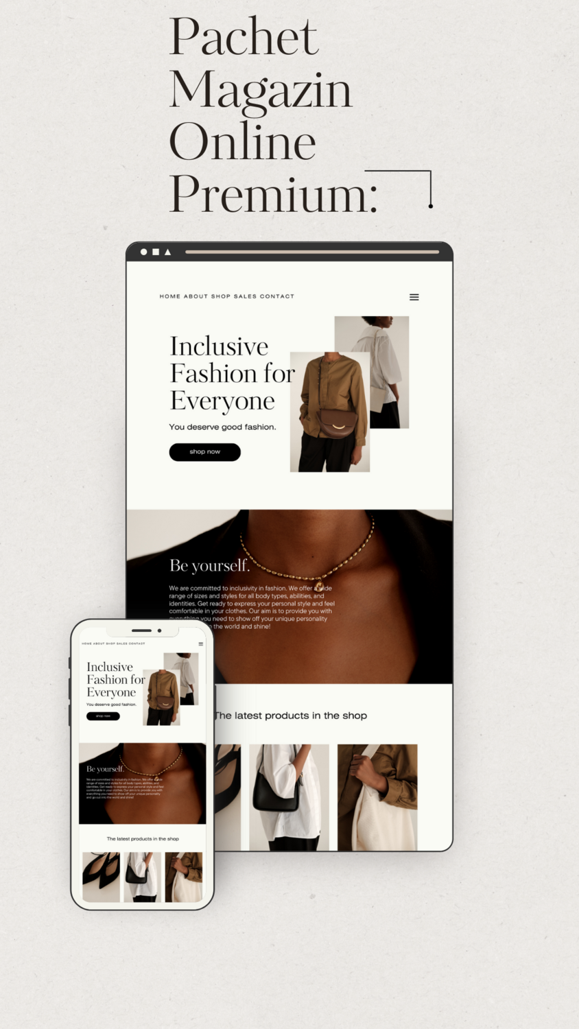 Pachet Magazin Online Premium: