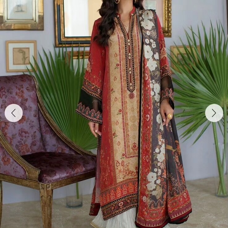 FTA Silk Formal Shirt and Dupatta