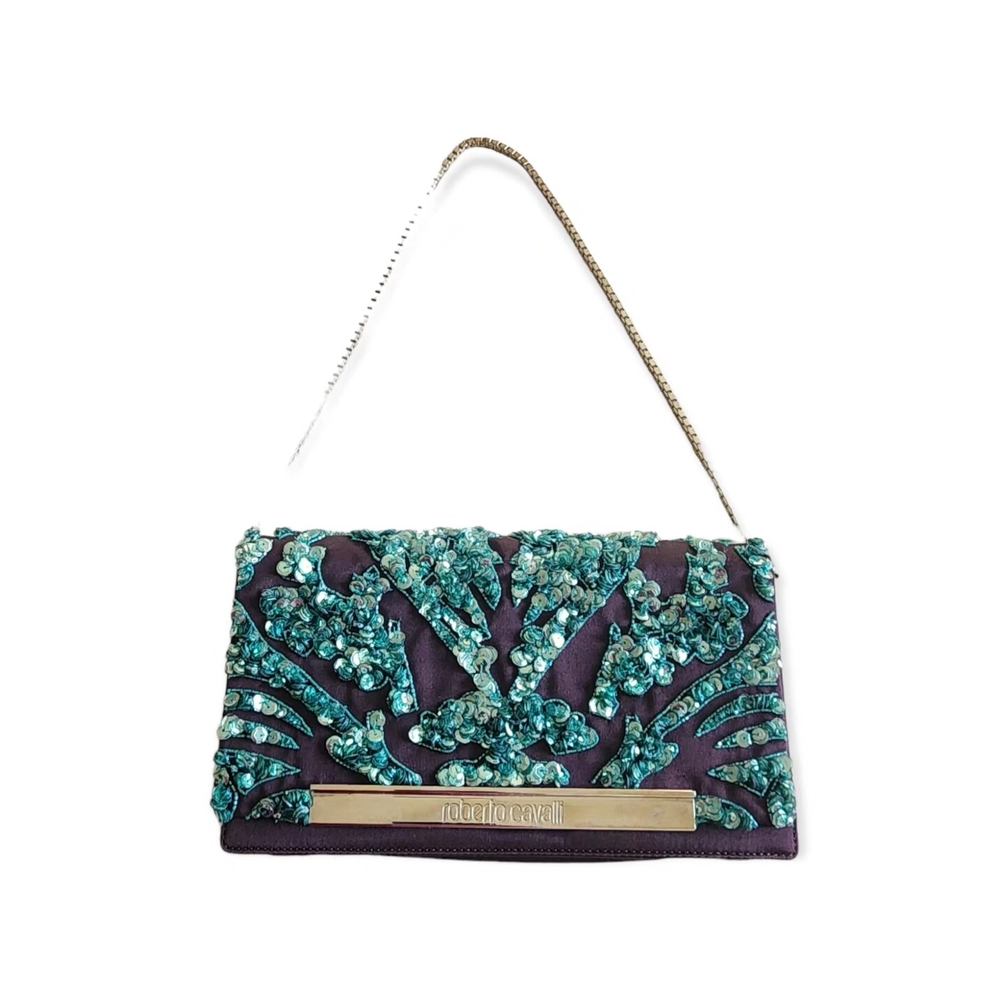 Roberto Cavalli Sequins Clutch