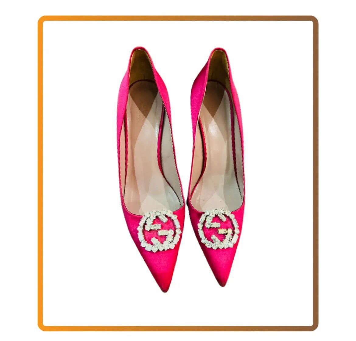 Gucci Satin Heels