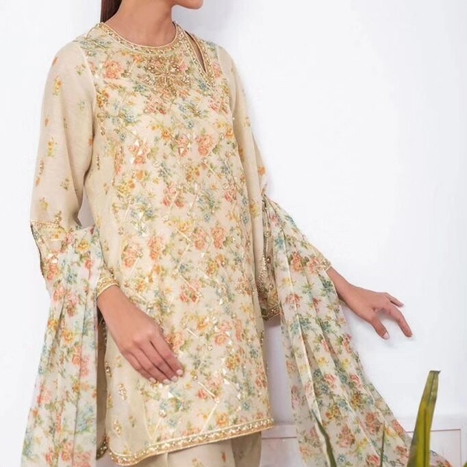 Sania Maskatiya Silk Suit
