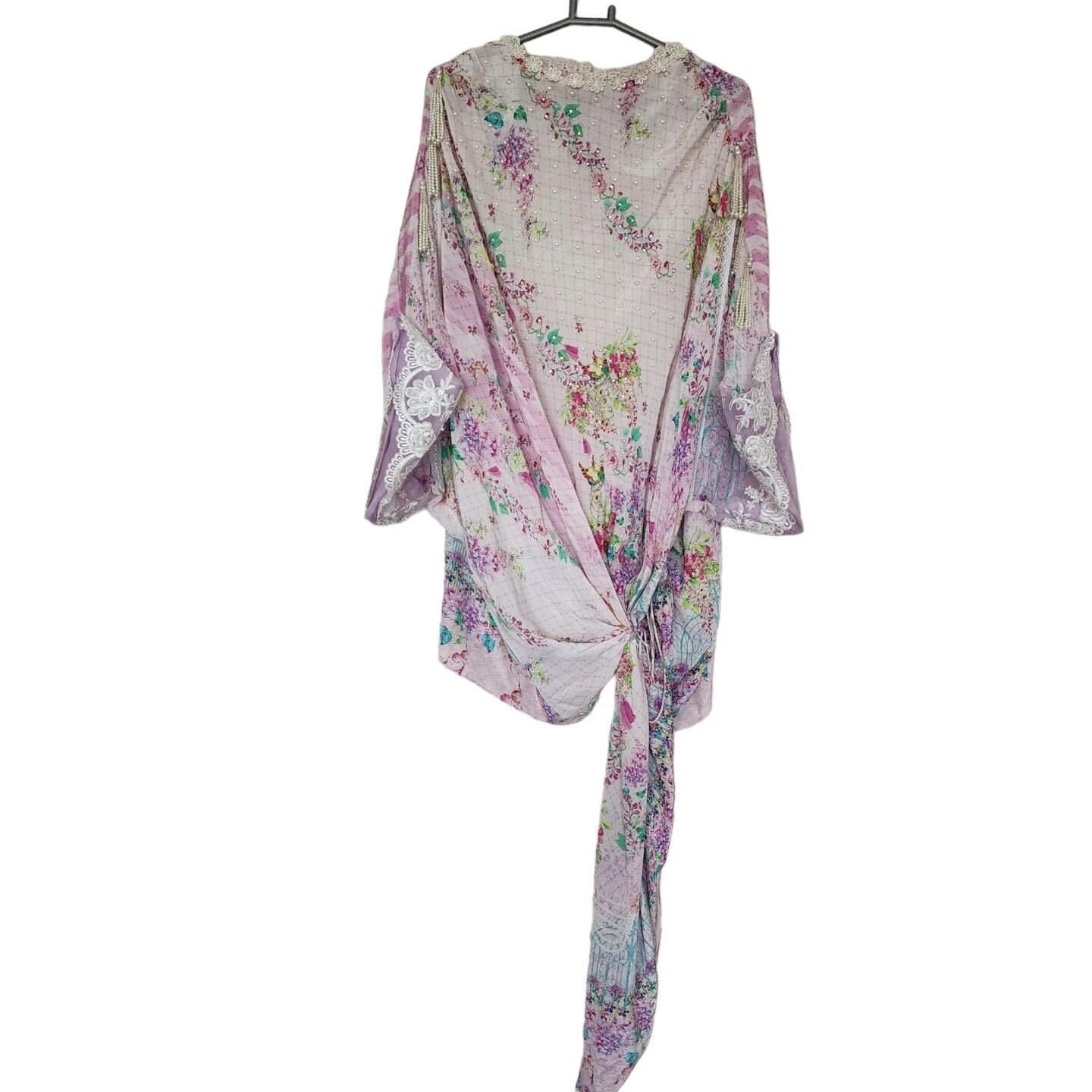 Farah Talib Aziz Silk Top