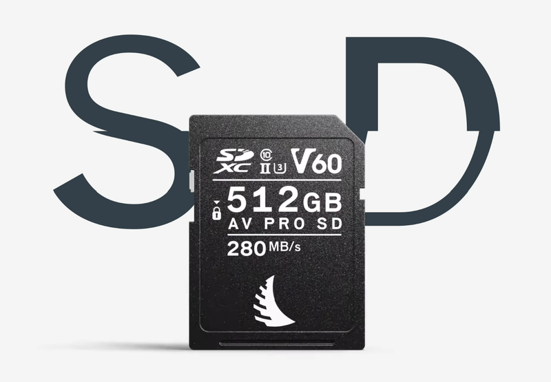 Angelbird Memory Card 512GB AV PRO SD SDXC UHS-II V60 MK2 AVP512SDMK2V60