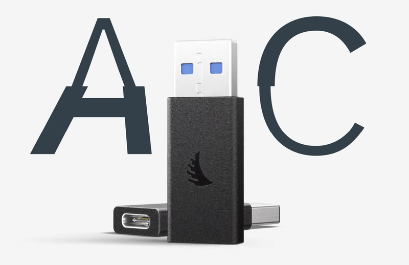 Angelbird USB-A to USB-C Adapter USB 3.2 Gen2 10GB/s Reversible USB-A-C