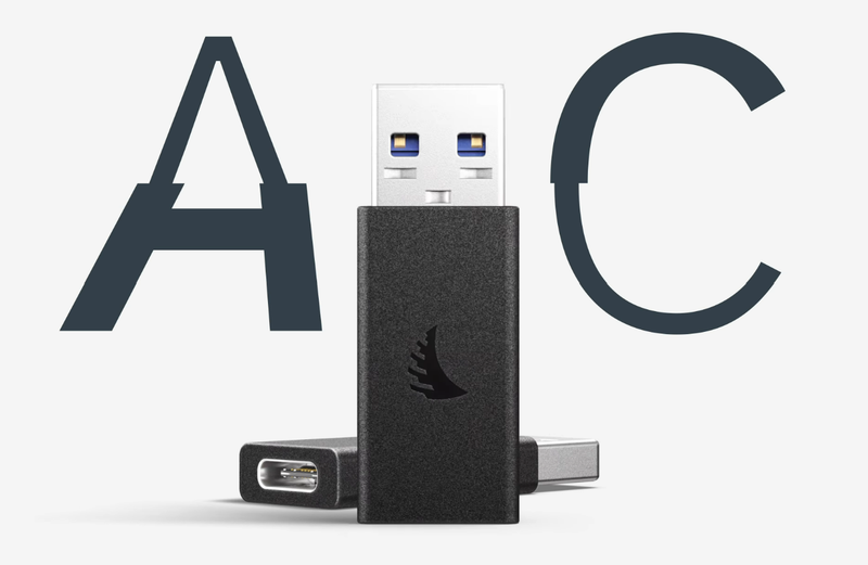 Angelbird USB-A to USB-C Adapter USB 3.2 Gen2 10GB/s Reversible USB-A-C
