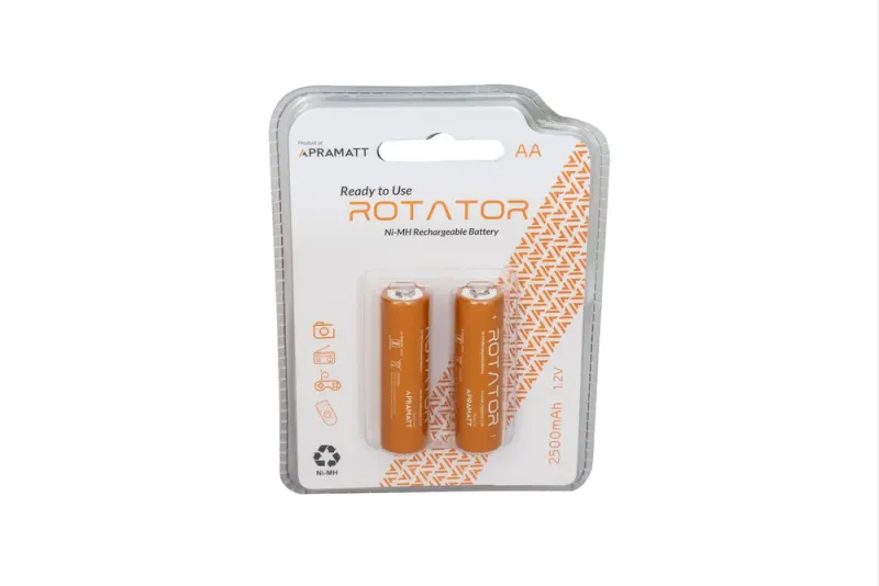 APRAMATT Ni-MH Battery NH-RTU AA 1.2V 2500mAh BP2