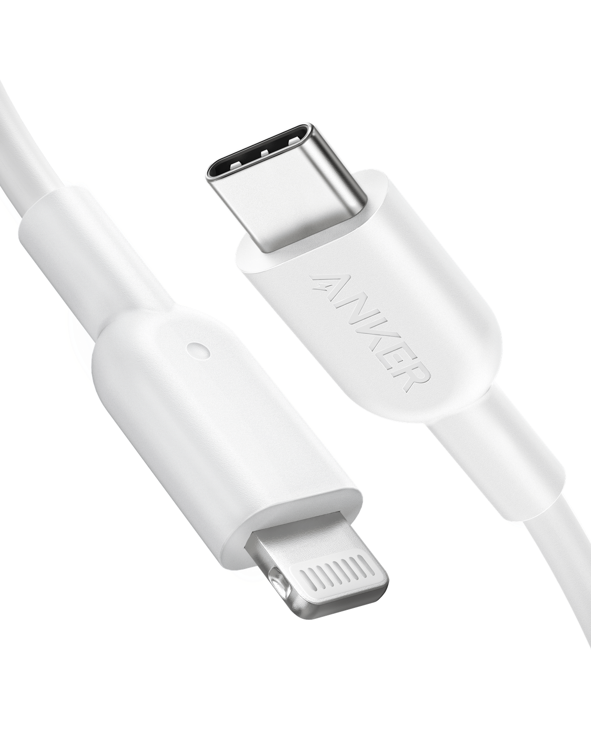 Anker Cable USB-C to Lightning MFi 60W 3A 6ft/1.8m 321 (White)