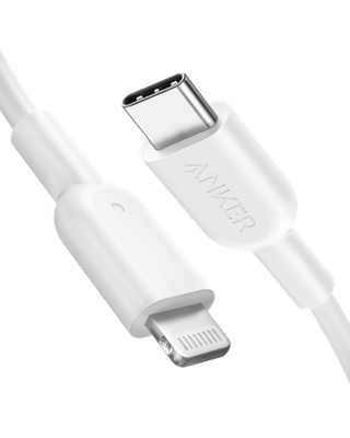 Anker Cable USB-C to Lightning MFi 60W 3A 6ft/1.8m 321 (White)