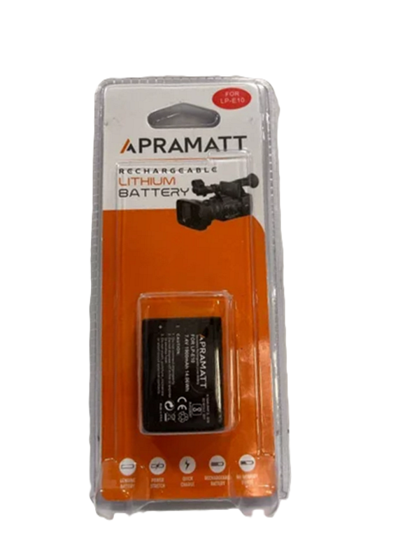 APRAMATT Lithium-ion Battery 7.4V 1200mAh for Canon LP-E10